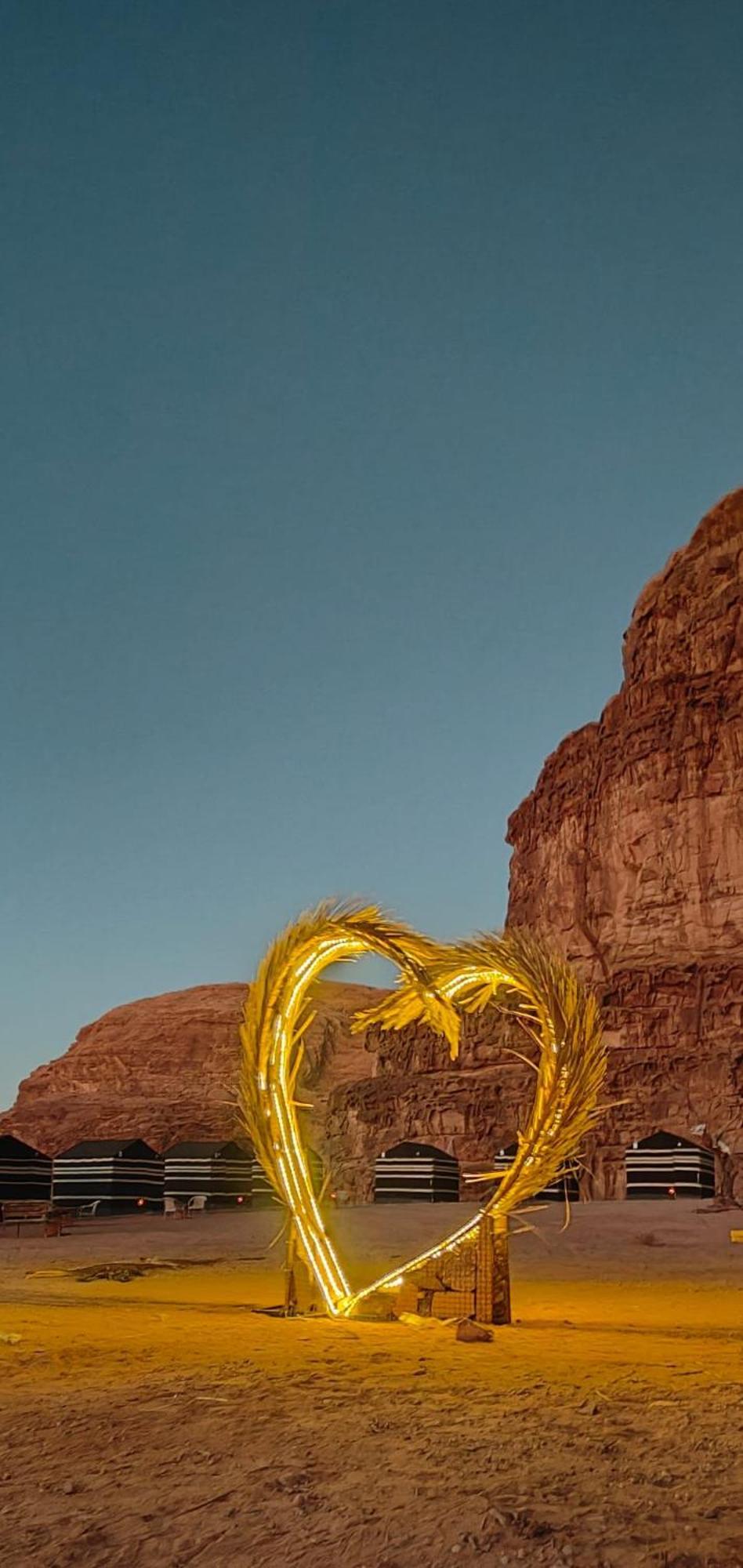 Wadi Rum Desert Heart Camp Екстериор снимка